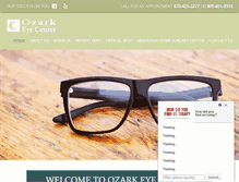 Tablet Screenshot of ozarkeyecenter.com